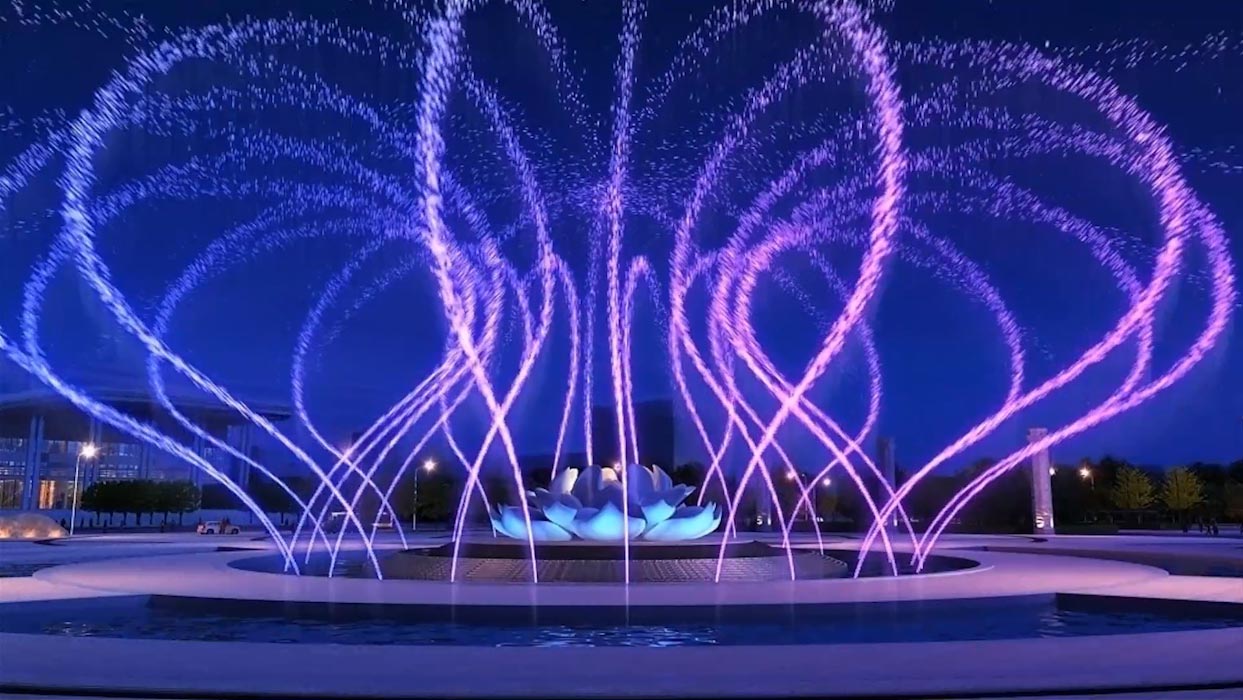 廣安市廣場音樂噴泉